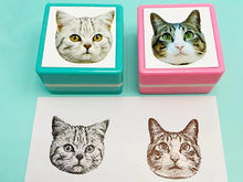 Load image into Gallery viewer, Custom Pet Portrait Stamp