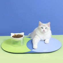 Load image into Gallery viewer, Simple Oval Waterproof Food Mat - San Frenchie