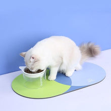 Load image into Gallery viewer, Simple Oval Waterproof Food Mat - San Frenchie