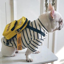 Load image into Gallery viewer, Tee Shirt w/ attached Backpack for Dogs - San Frenchie
