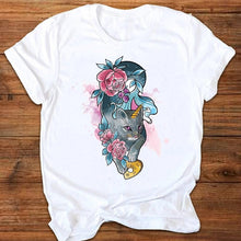 Load image into Gallery viewer, Flower Cat T-Shirt