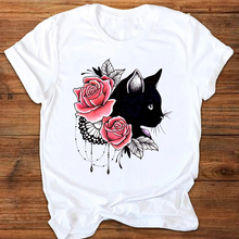 Load image into Gallery viewer, Flower Cat T-Shirt