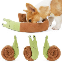 Load image into Gallery viewer, Interactive Snail Squeaky Pet Toy - San Frenchie