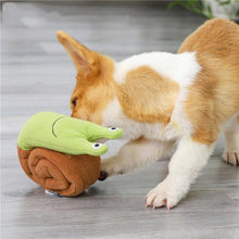 Load image into Gallery viewer, Interactive Snail Squeaky Pet Toy - San Frenchie
