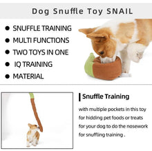 Load image into Gallery viewer, Interactive Snail Squeaky Pet Toy - San Frenchie