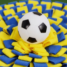 Load image into Gallery viewer, Football Field Dog Snuffle Feeding Mat - San Frenchie