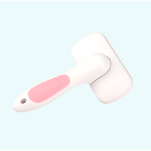 Load image into Gallery viewer, pink pet hair comb grooming massage tool