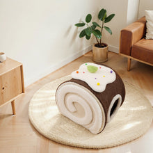 Load image into Gallery viewer, Choco Swiss Roll Cat Cave
