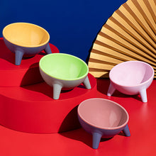 Load image into Gallery viewer, Contrasting Color Cat Bowl
