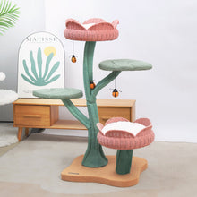 Load image into Gallery viewer, Yellow Tulip Cat Tree
