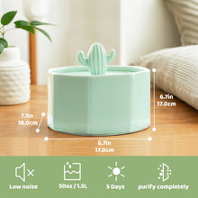 Load image into Gallery viewer, Cactus Style Cat Water Fountain
