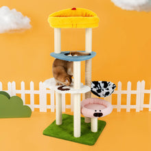 Load image into Gallery viewer, Farmyard Friends Cat Tree
