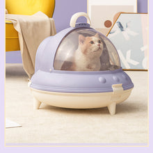 Load image into Gallery viewer, Spaceship Cat Litter Box
