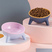 Load image into Gallery viewer, Contrasting Color Cat Bowl
