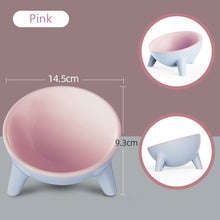 Load image into Gallery viewer, Contrasting Color Cat Bowl
