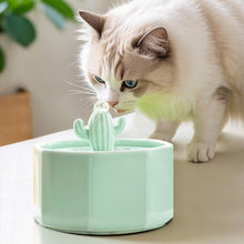 Load image into Gallery viewer, Cactus Style Cat Water Fountain
