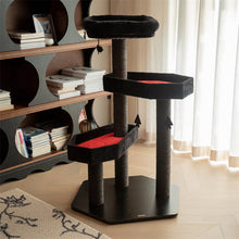 Load image into Gallery viewer, Gothic Style Cat Tree in red color
