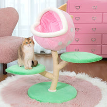 Load image into Gallery viewer, A cat sitting on Monster World Cat Tree
