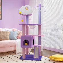 Load image into Gallery viewer, Monnlight Deluxe Cat Tree in the living room
