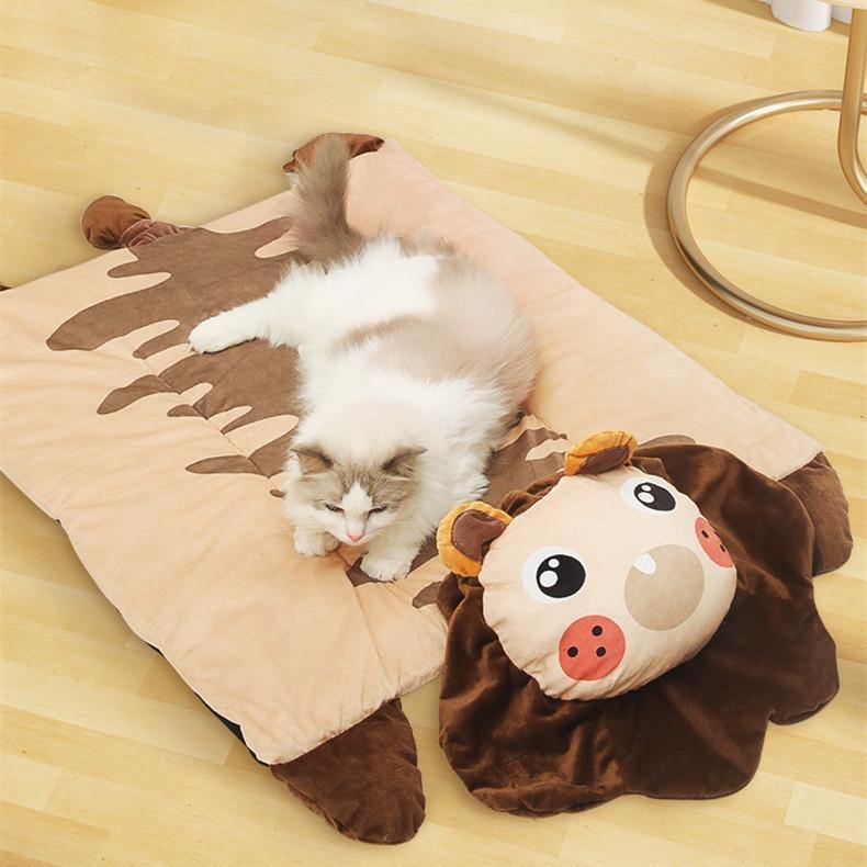 Animal Shaped Pet Mat Bed - San Frenchie