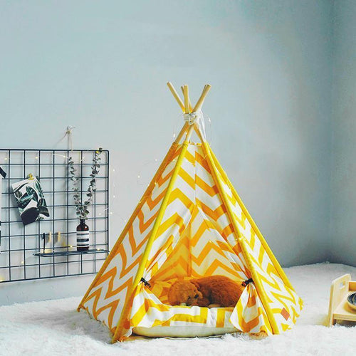 Colorful Wave Pet Tent - San Frenchie