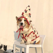 Load image into Gallery viewer, Cherry Velvet Pet Coat With Hat - San Frenchie
