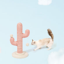 Load image into Gallery viewer, Pink Cactus Cat Climbing Tree

