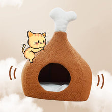 Load image into Gallery viewer, Chicken Drumstick Shaped Cat House - San Frenchie
