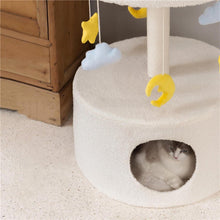 Load image into Gallery viewer, Rotating Carousel Cat Climbing Tree Nest
