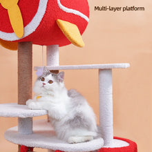 Load image into Gallery viewer, Red Airplane Cat Climbing Frame
