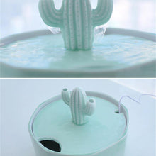 Load image into Gallery viewer, Cactus Style Cat Drinking Fountain - San Frenchie
