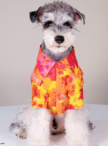 Hawaii Colorful Style Pet Shirt - San Frenchie