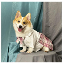 Load image into Gallery viewer, Japanese Style JK Pet Shirt Skirt - San Frenchie
