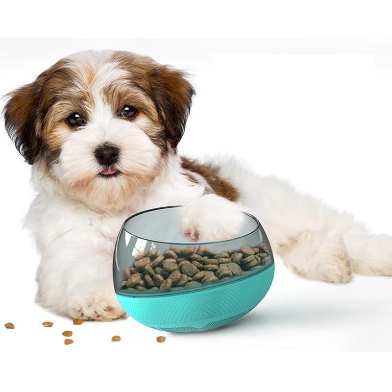 Cylindrical Shaped Slow Food Pet Bowl - San Frenchie