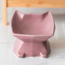 Load image into Gallery viewer, Cat Head Design Pet Bowl
