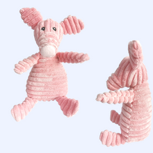 Load image into Gallery viewer, pig plush chew toy - San Frenchie
