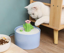 Load image into Gallery viewer, Cactus Shaped Cat Water Fountain - San Frenchie
