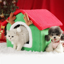 Load image into Gallery viewer, Adorable Christmas Themed Pet House - San Frenchie
