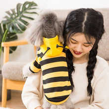 Load image into Gallery viewer, Bee hoodie -  Pet Halloween Costume - San Frenchie
