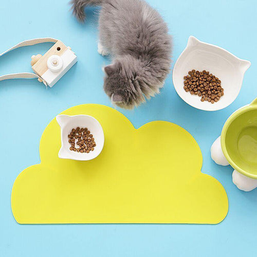 Cloud Shaped Pet Feeding Mat - San Frenchie