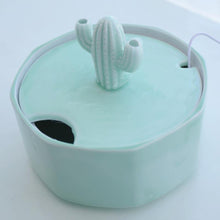 Load image into Gallery viewer, Cactus Style Cat Drinking Fountain - San Frenchie
