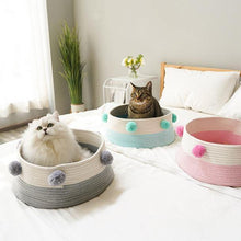 Load image into Gallery viewer, Woven Basket Bed for Small Pets - San Frenchie
