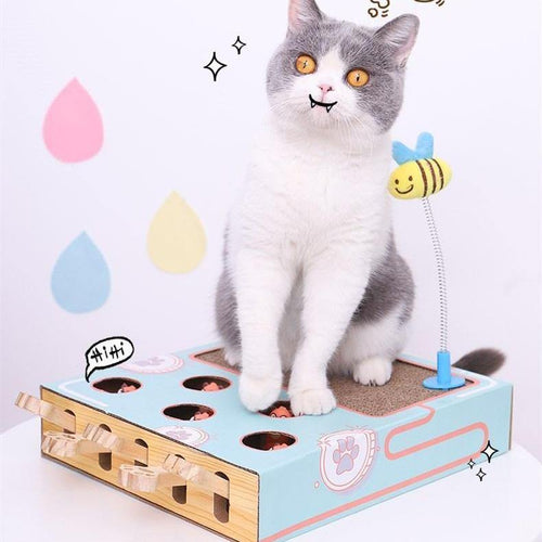 Interactive Hit Hamster Cat Toy - San Frenchie