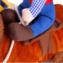 Load image into Gallery viewer, Cowboy Rider - Pet Halloween Costume - San Frenchie
