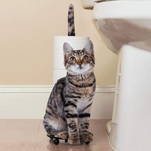 Load image into Gallery viewer, Cute Cat Toilet Paper Roll Holder - San Frenchie
