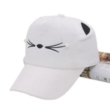 Load image into Gallery viewer, Embroidery Cat Ears Cap - San Frenchie
