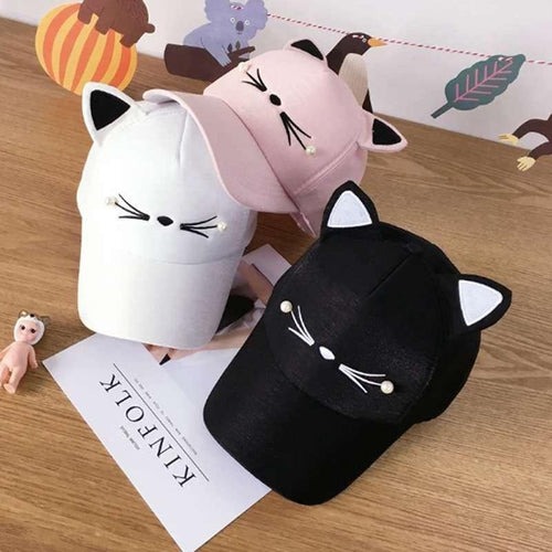 Embroidery Cat Ears Cap - San Frenchie