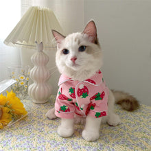 Load image into Gallery viewer, Cat Strawberry Pajamas - San Frenchie
