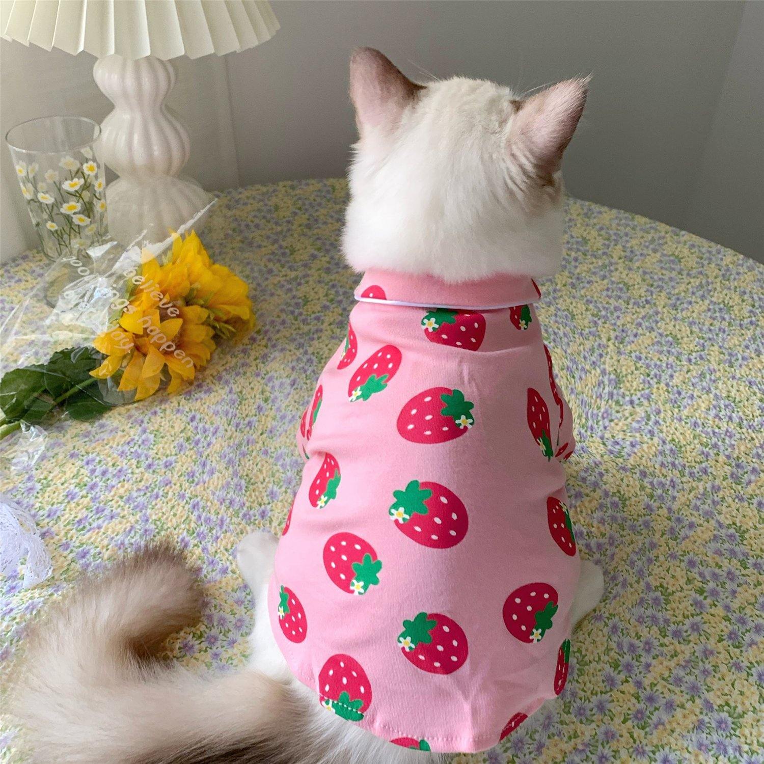 Cute Pink Cat Pajama