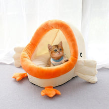 Load image into Gallery viewer, Cartoon Duck Carrot Cat House - San Frenchie
